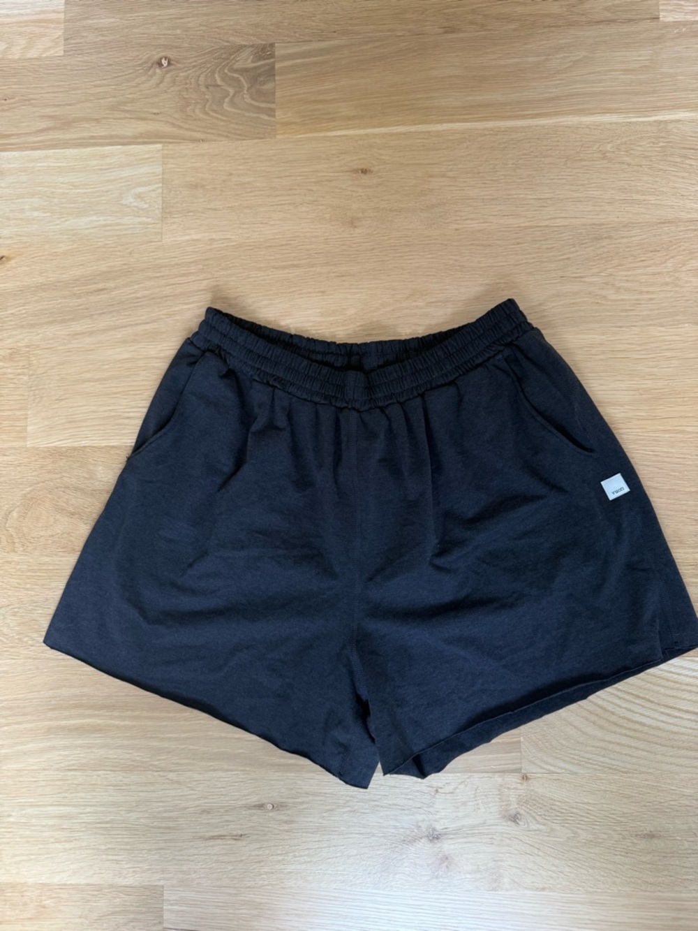 Vuori Black Women's Athletic Shorts with Elastic Waist